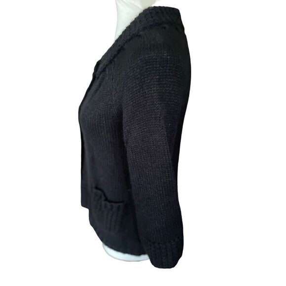 Style & Co Black Two Button Closure Cardigan Sweater Size X-Small - Picture 8 of 8